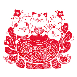 中国风手绘水墨风景山水徽派建筑 30