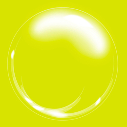 单个,气泡,透亮,晶莹,