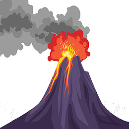 火山岩浆爆发