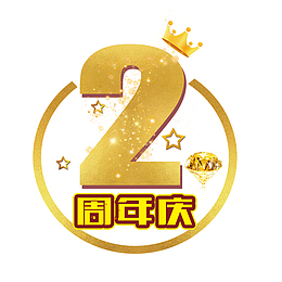 周年庆主题海报元素