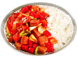 红烧牛腩盖浇饭