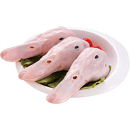 新鲜美味鸭头