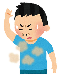气味 嗅 异味 卡通 男