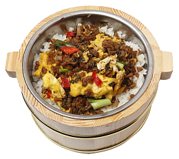 木桶饭图片06鸡蛋