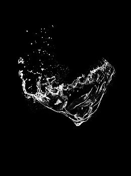 飞溅喷溅的浪花水花半透明免扣素材