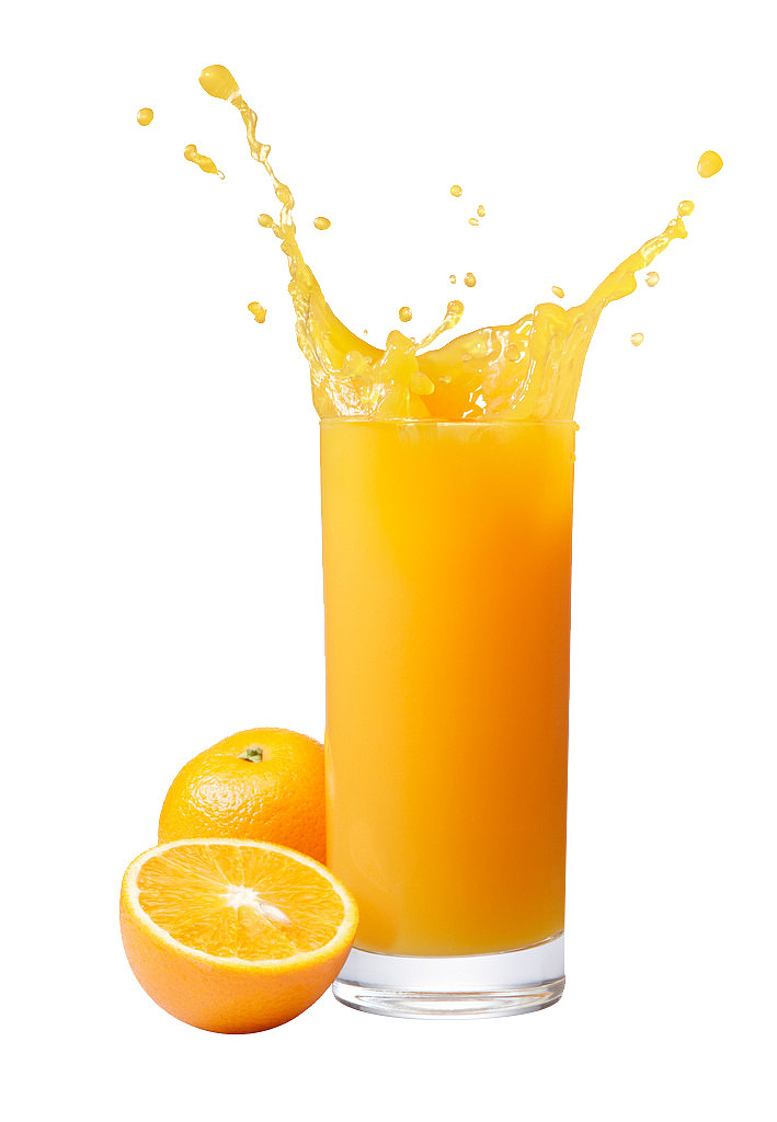 高清新鲜水果橙汁