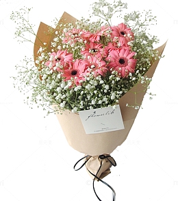 粉色节日鲜花