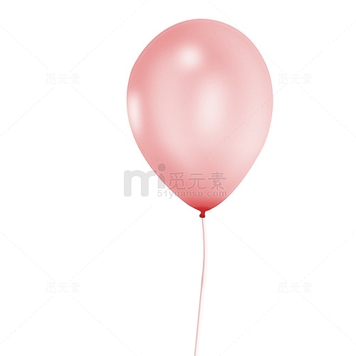 高清梦幻粉色气球