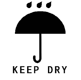 怕雨，保持干燥