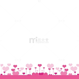 心形边框素材