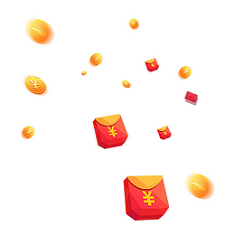 散落的金币元素