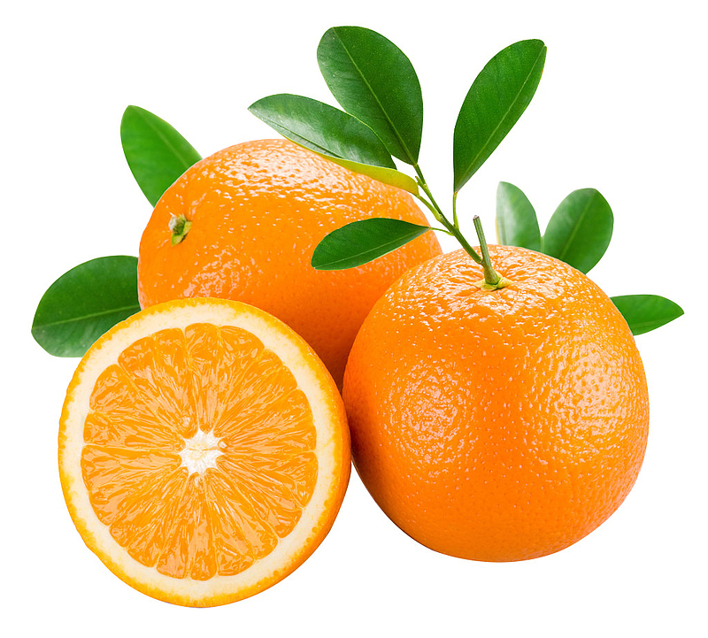 水嫩多汁的大橙子