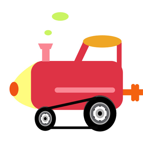 六一儿童节海报设计小车红