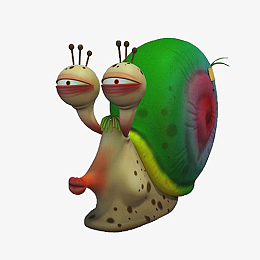爆笑的虫子 蜗牛