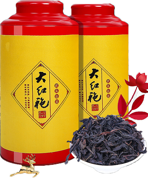 大红袍罐装茶叶