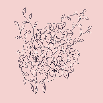 图案设计彩印花边a183