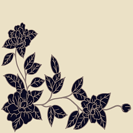 图案设计彩印花边A151
