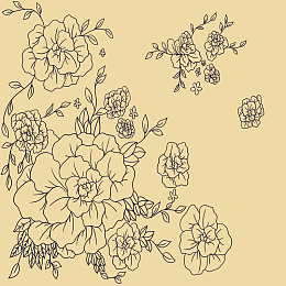 图案设计彩印花边A160