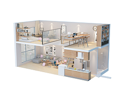 loft 公寓 双层 二楼1