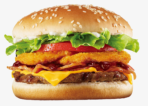 牛肉汉堡芝士牛肉汉堡