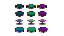 德州扑克棋牌桌子