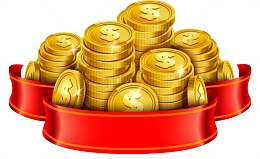 金币、元宝、美金、漂浮