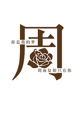 创意姓氏字体设计