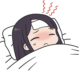 生病的女孩子
