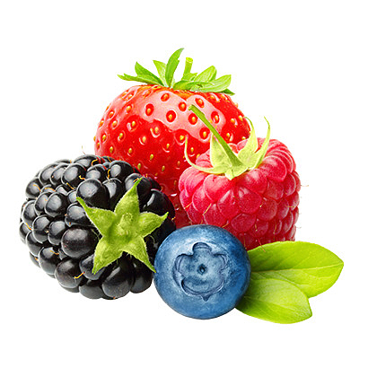夏日水果草莓蓝莓葡萄