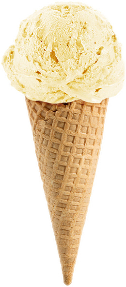 冰淇淋蛋卷甜筒