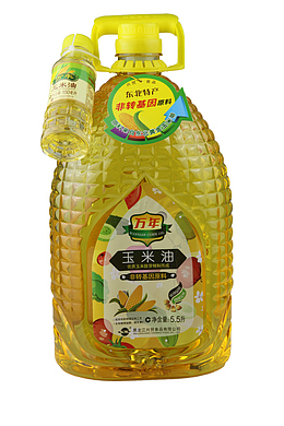 万年非转基因玉米胚芽油5.5L