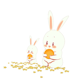 中秋月饼玉兔桂花
