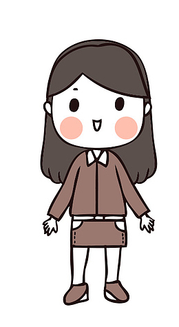 人物手绘插画可爱素材69