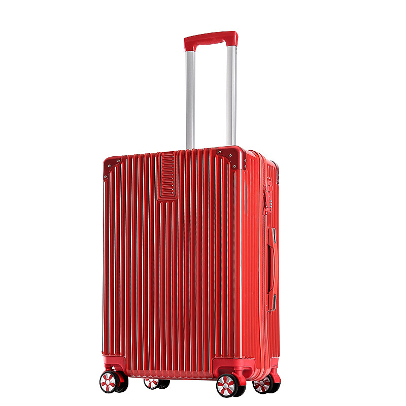 全新PVC材质红色行李箱