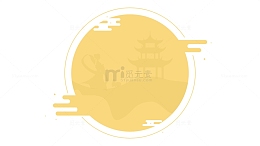 中秋的超美月亮