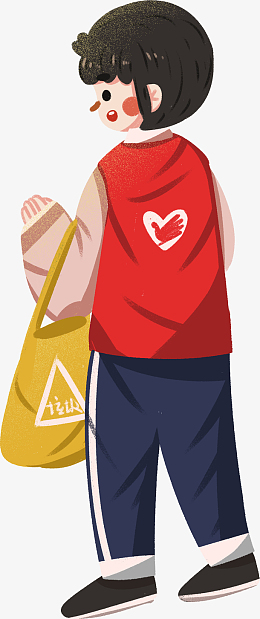 志愿者 环保  创卫  红衣女孩 垃圾