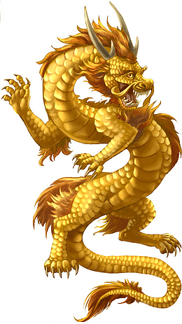 威武的一条金龙