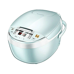蓝色小型电饭锅