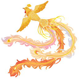 炫酷凤凰大气艺术元素