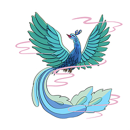 大气凤凰图腾元素