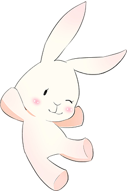 一只可爱的小兔子元素