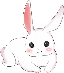 可爱的小兔子元素