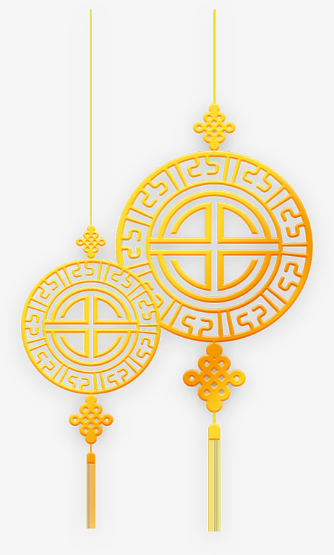 中国结古风元素