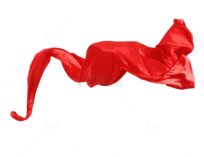 国庆节红色绸缎装饰丝带