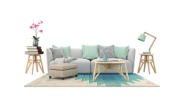 场景家具透明图