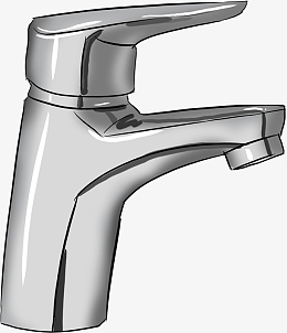 水龙头流水元素