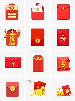 通用红色红包