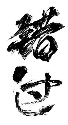 错过字体设计书法