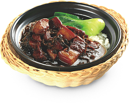 美味梅菜扣肉盖浇饭