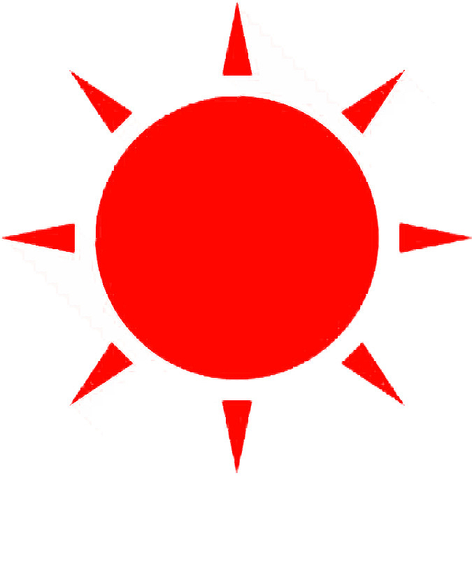红色太阳矢量
